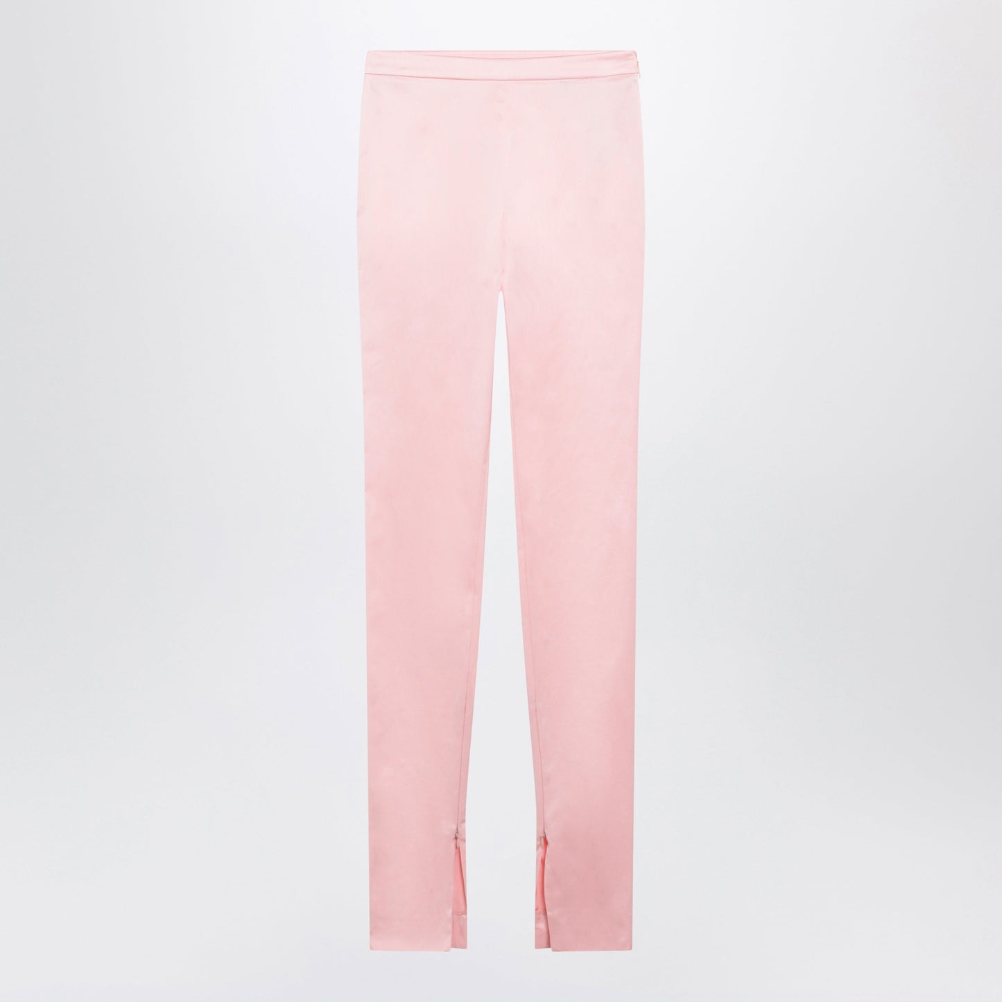 Gucci Pink Stretch Silk Faille Leggings Women