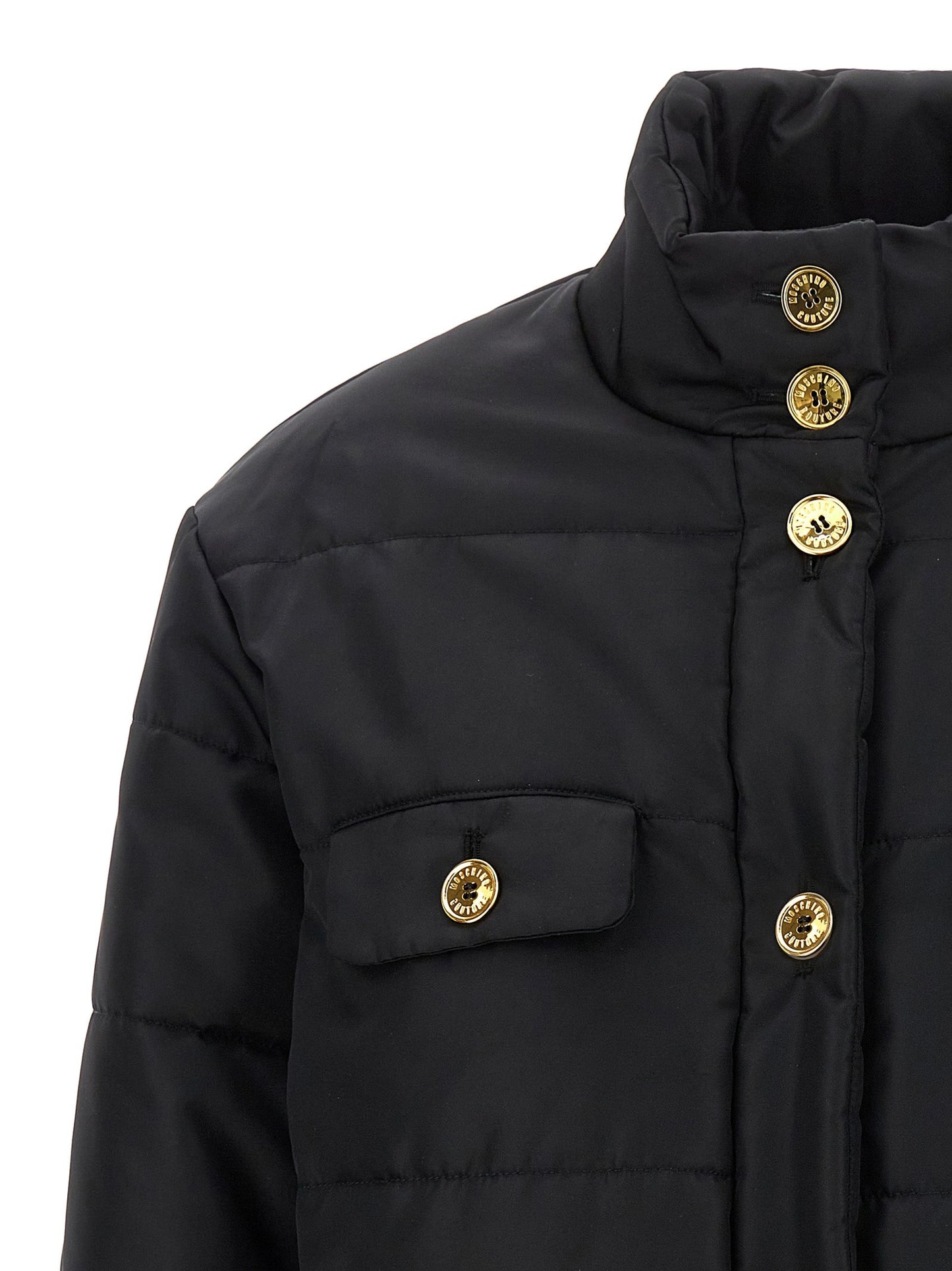 Moschino Women Logo Button Down Jacket