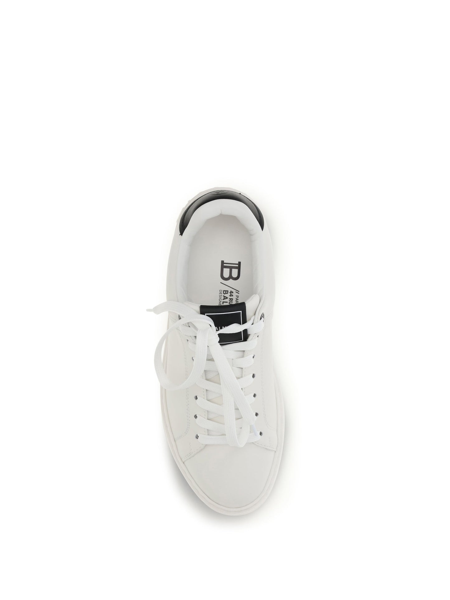 Balmain Women B-Court Sneakers In Calfskin Leather