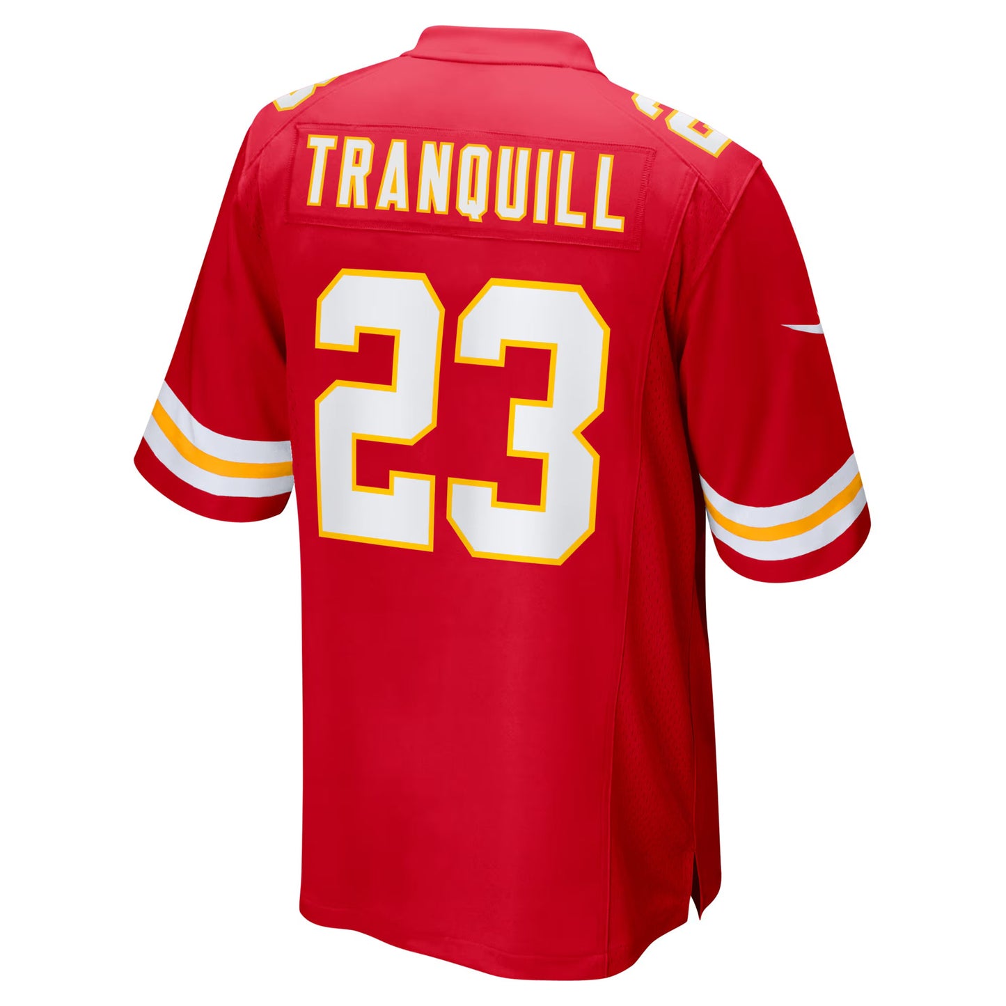 Kansas City Chiefs Drue Tranquill Red Game Player Jersey