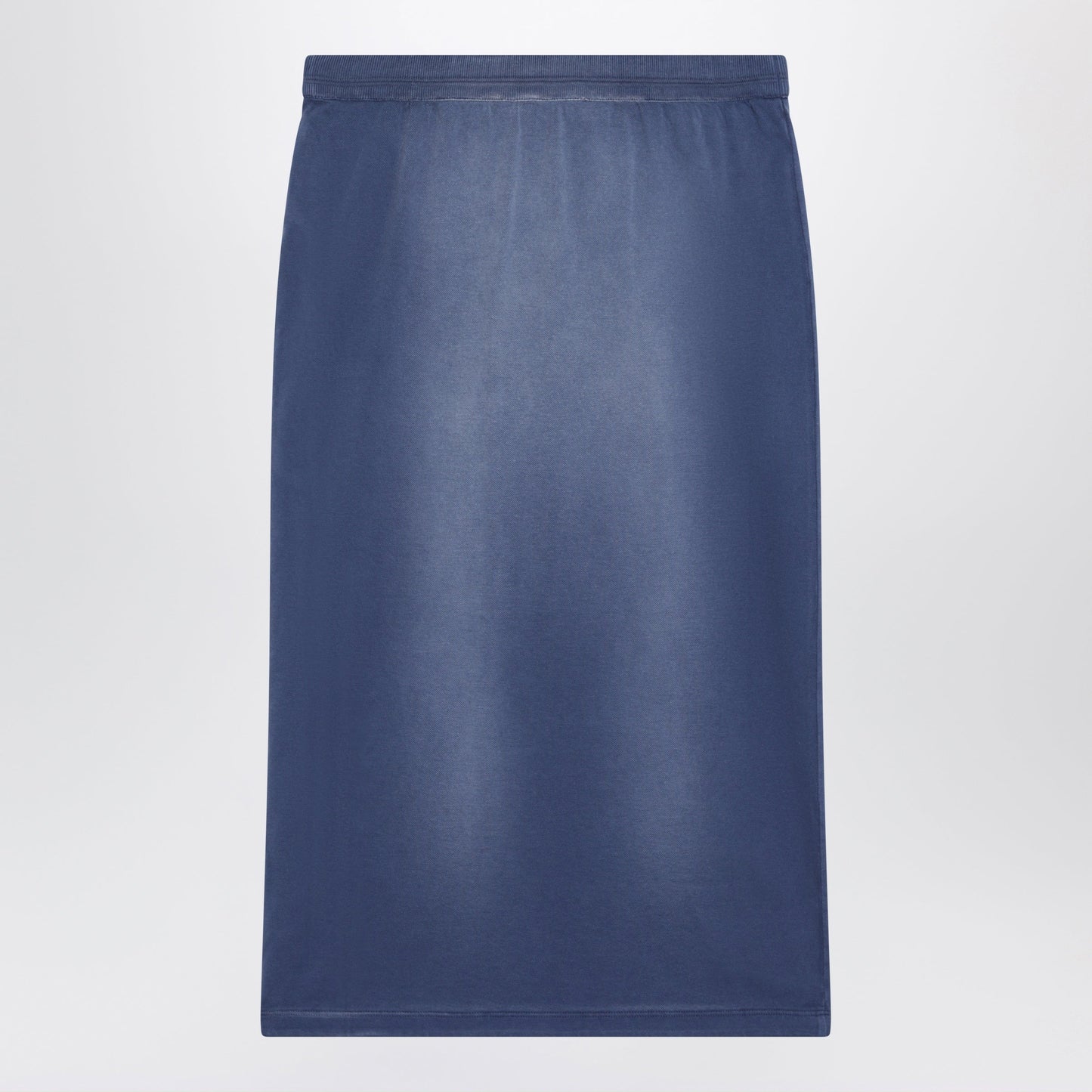 Acne Studios Navy Blue Cotton Skirt With A Splatter Effect Women