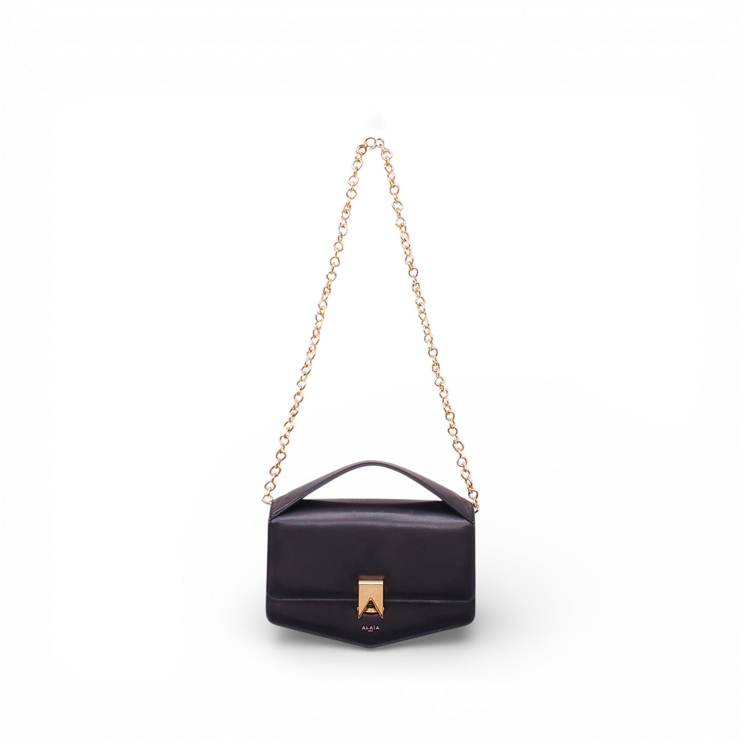 ALAÏA 'LE PAPA' LEATHER CROSSBODY BAG