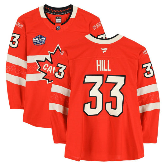 Adin Hill Canada Game 4 Nations Face-Off #33 Red