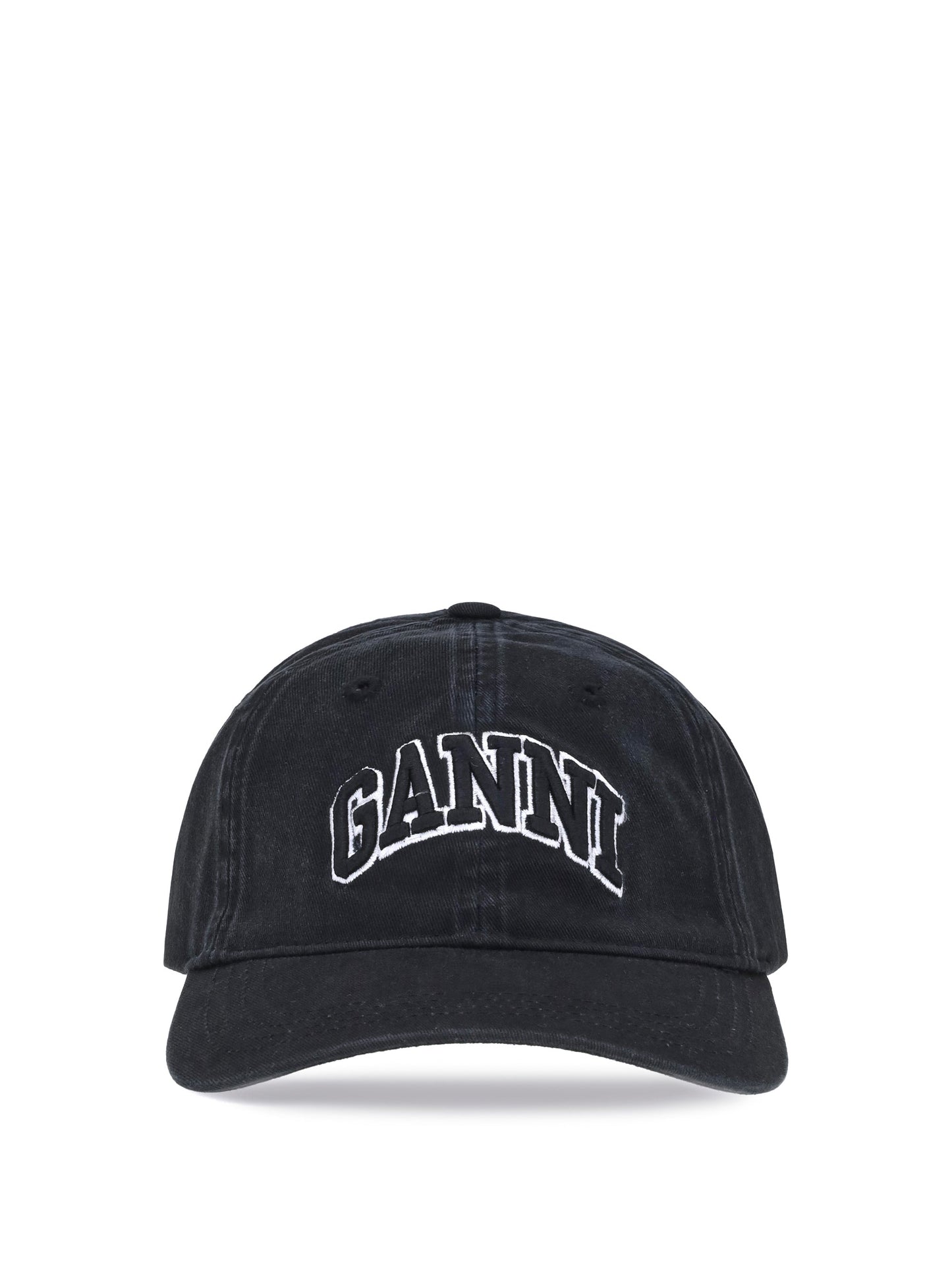 Ganni Women Logo Baseball Cap