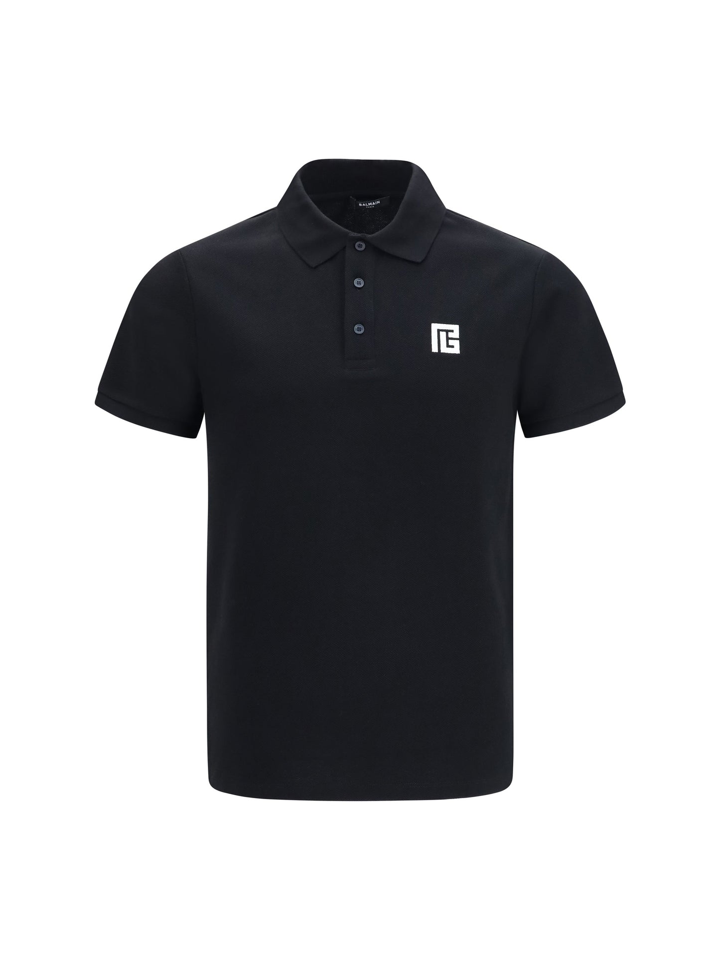 Balmain Men Pb Embroidered Logo Polo
