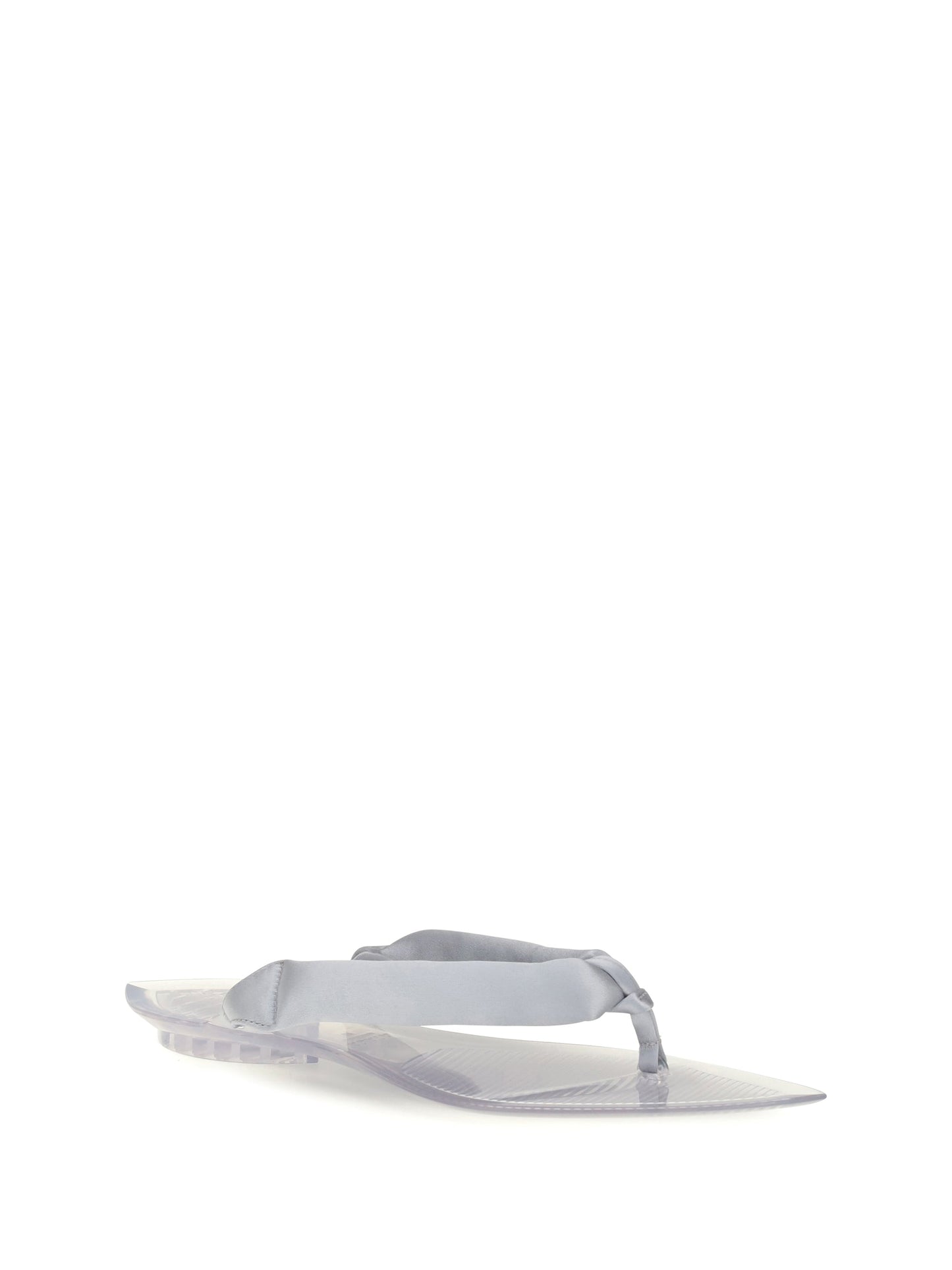 Alaïa Women Satin Flip-Flop Sandals