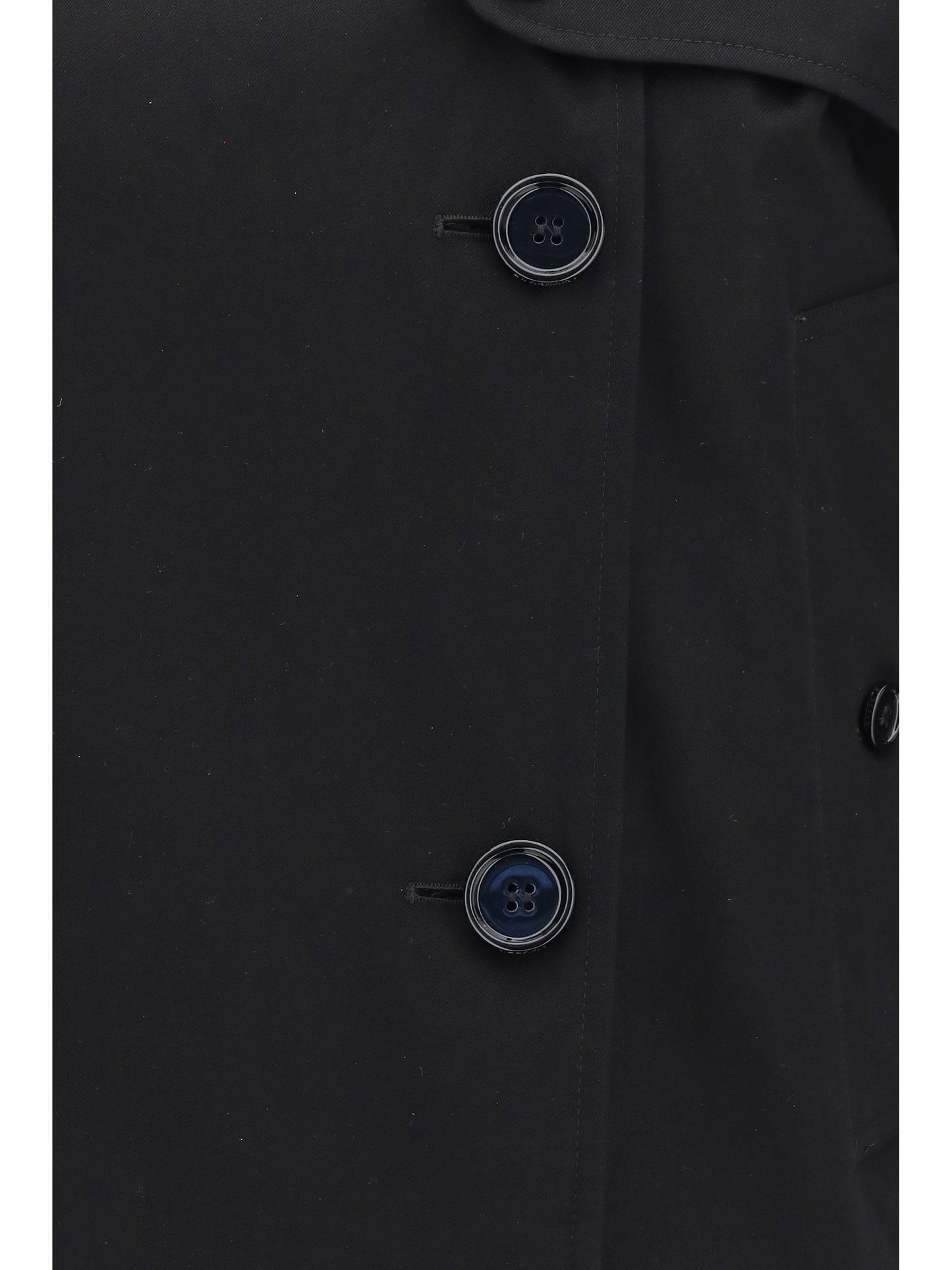 Burberry Women Mayfair Cropped Trench Jacket In Gabardine