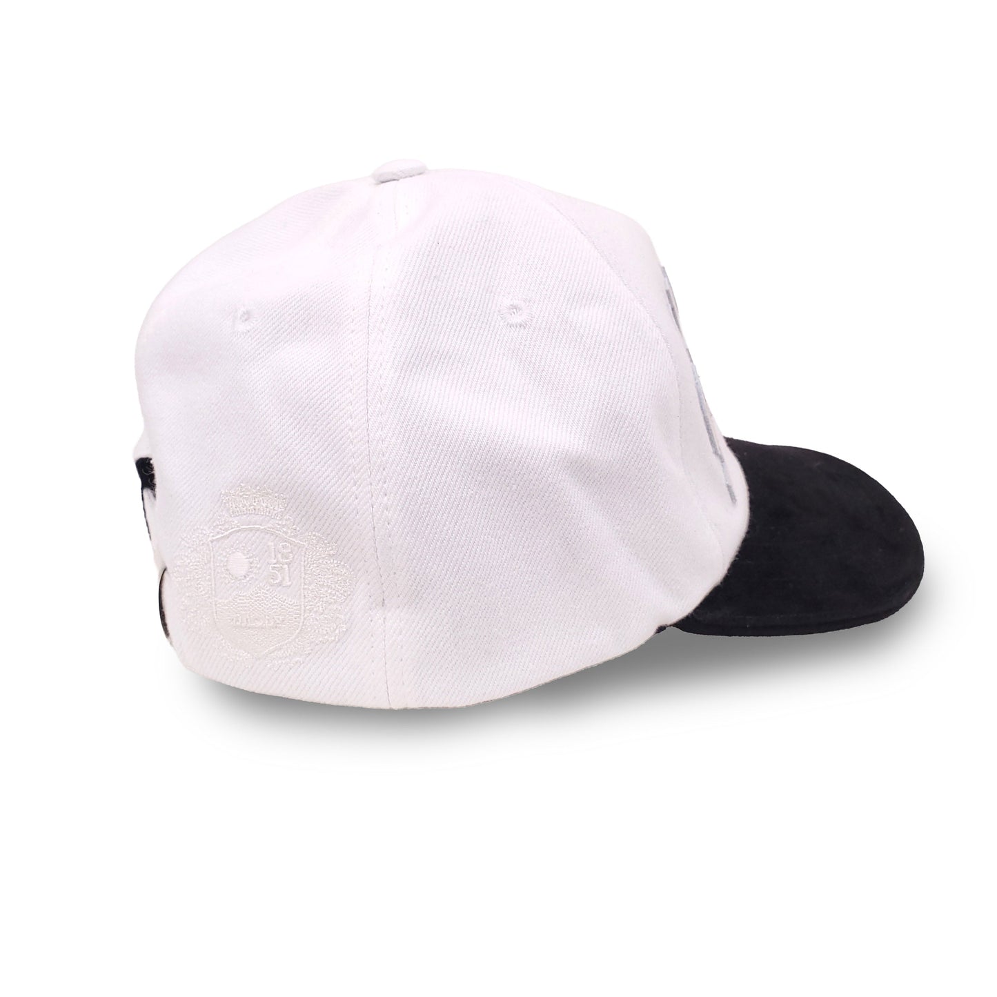 BALLY CREAM AND BLACK ST. MORITZ HAT SIZE- 56