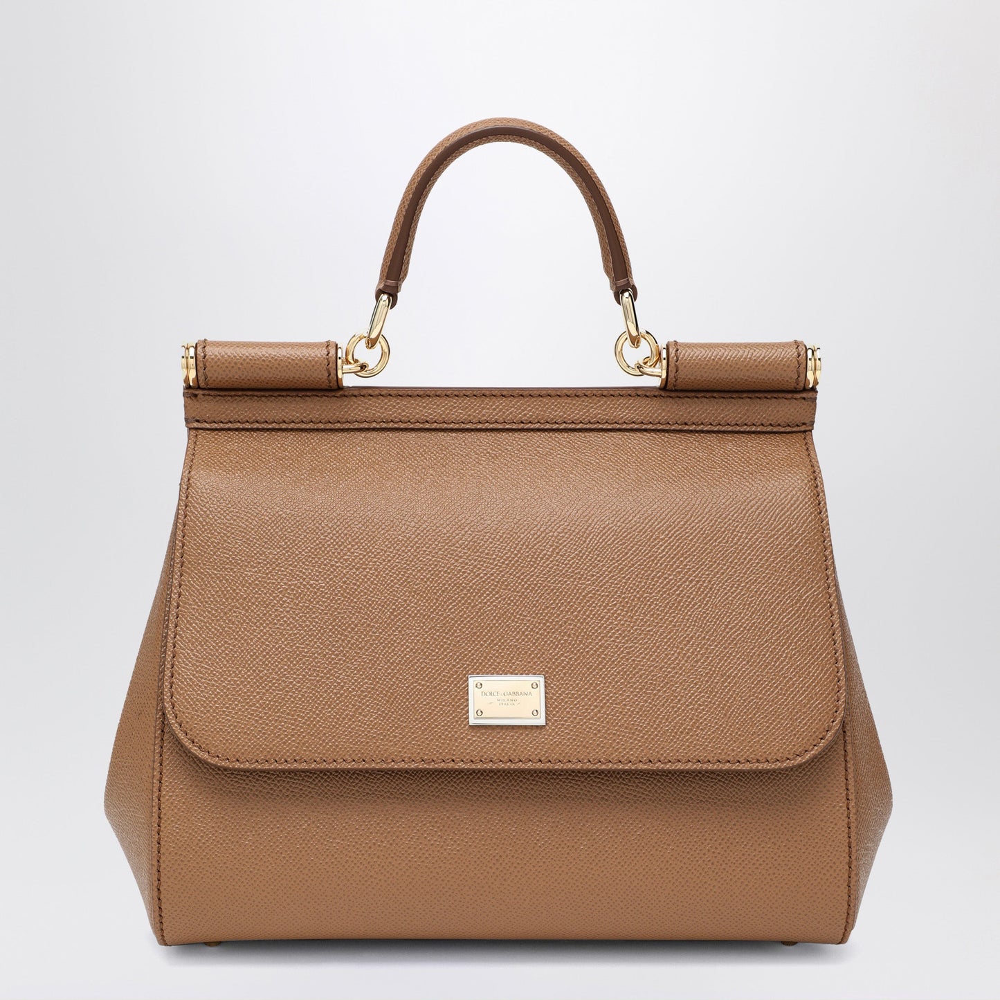 Dolce&Gabbana Large Caramel Sicily Hand Bag Women