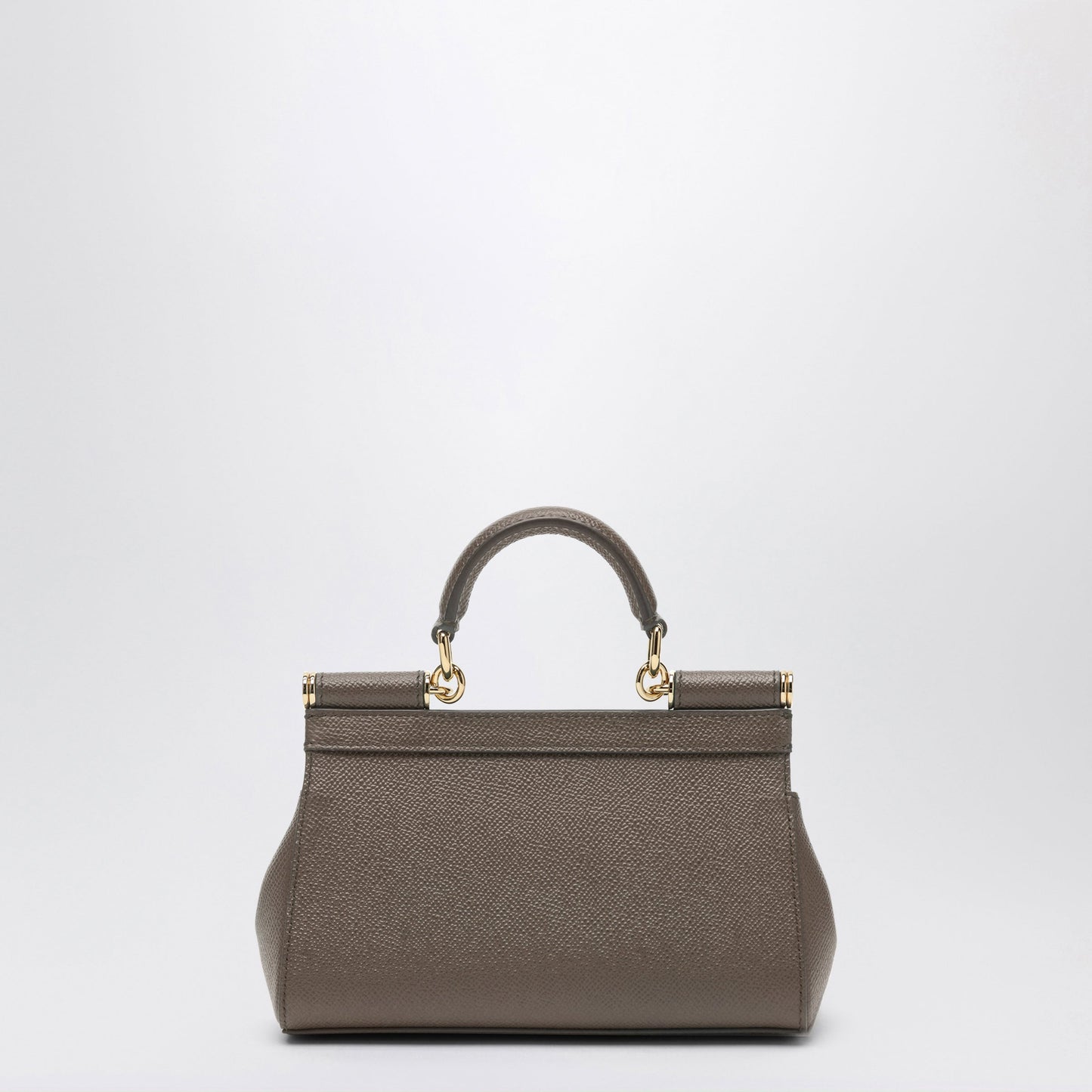 Dolce&Gabbana Small Sicily Handbag In Mud Brown Women