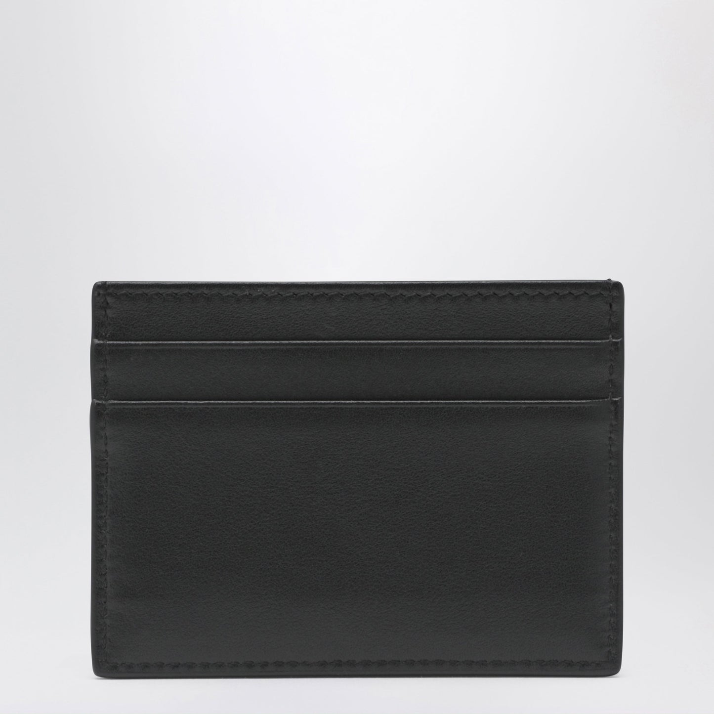 Dolce&Gabbana Black Leather Card Holder With Dg Logo Women