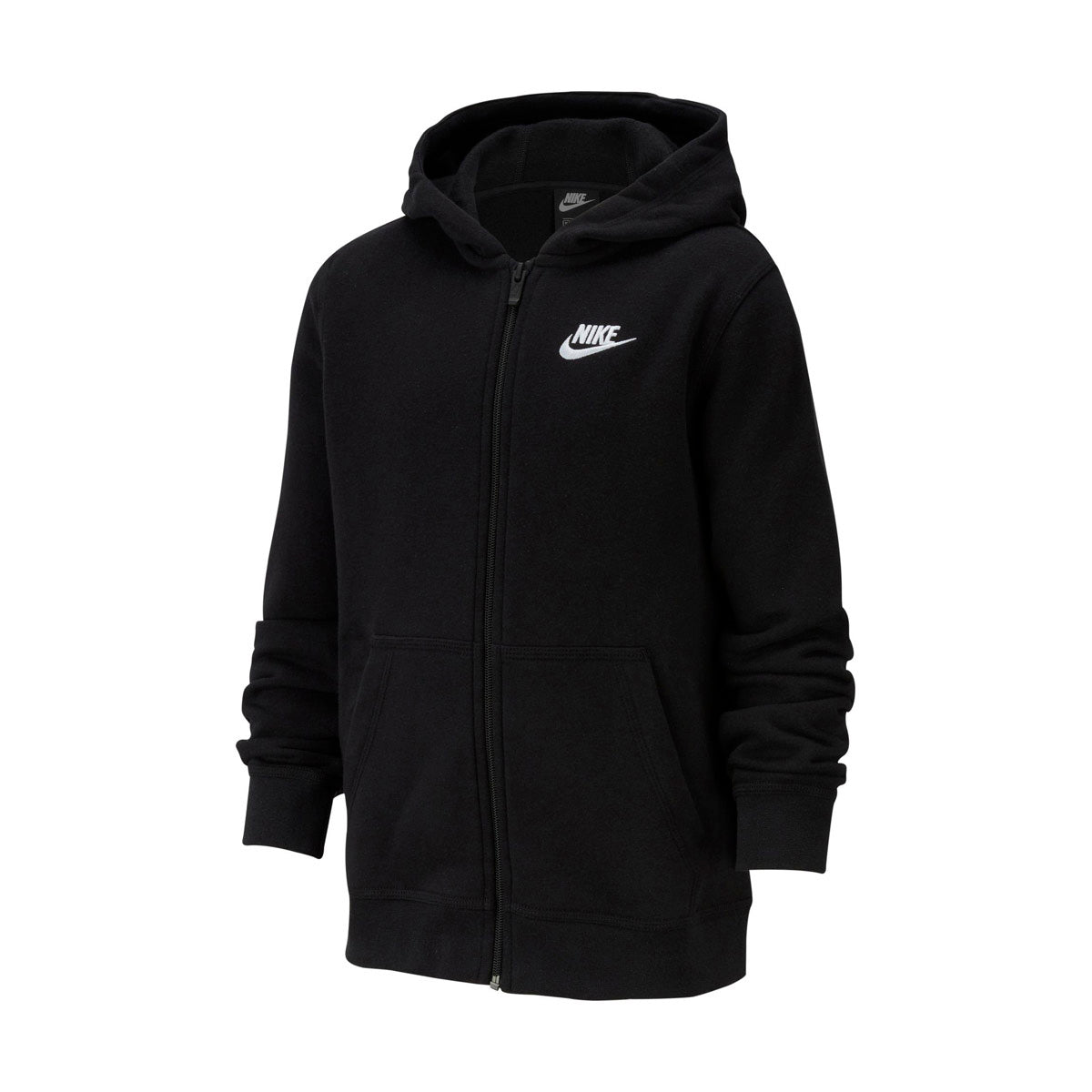 Nike Sportswear Club 'Black' Big Kids' Full-Zip Hoodie