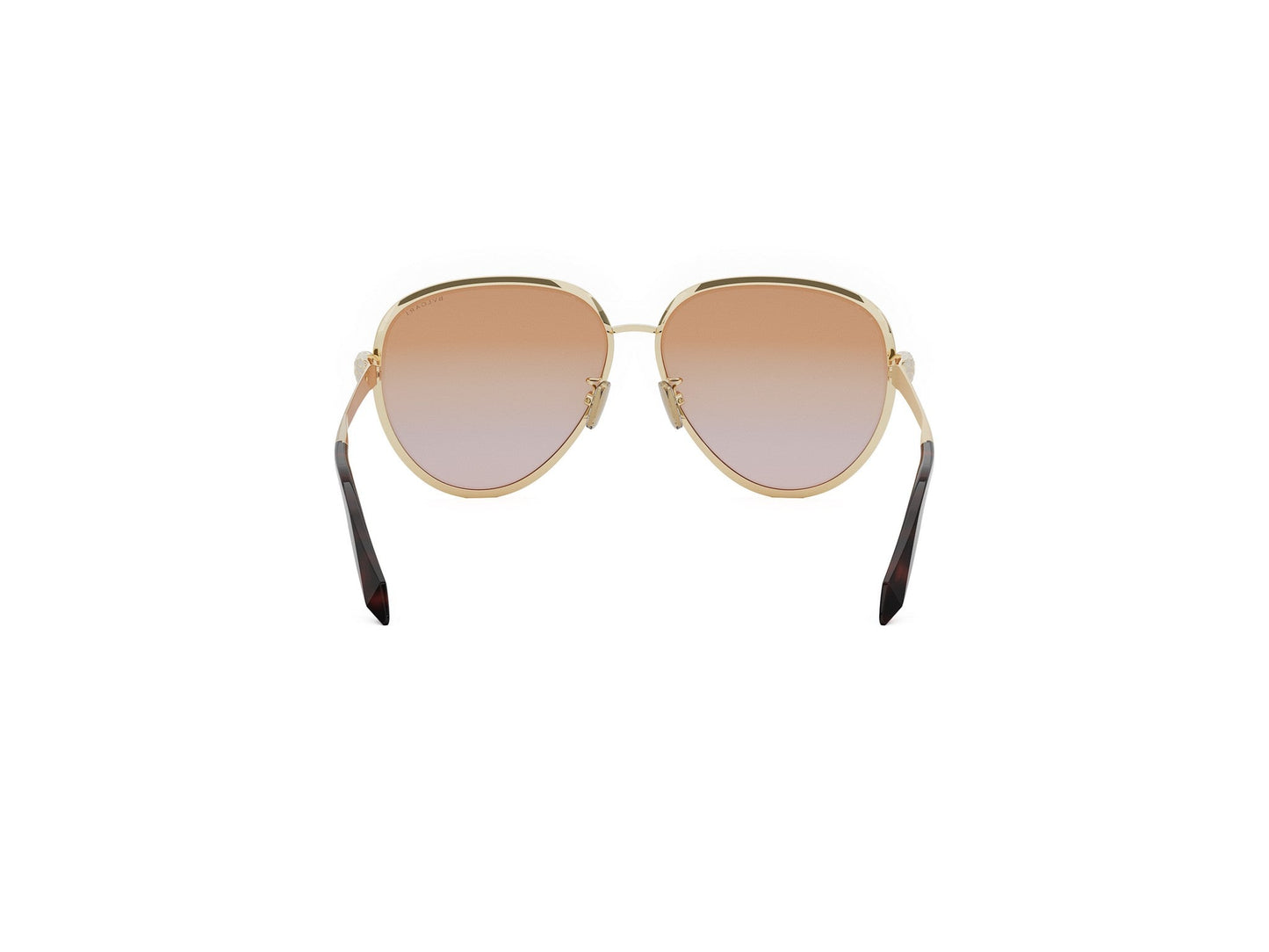 Gold Pilot Metal Sunglasses