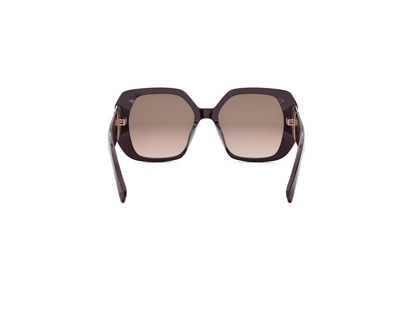 Violet Geometric Acetate Sunglasses