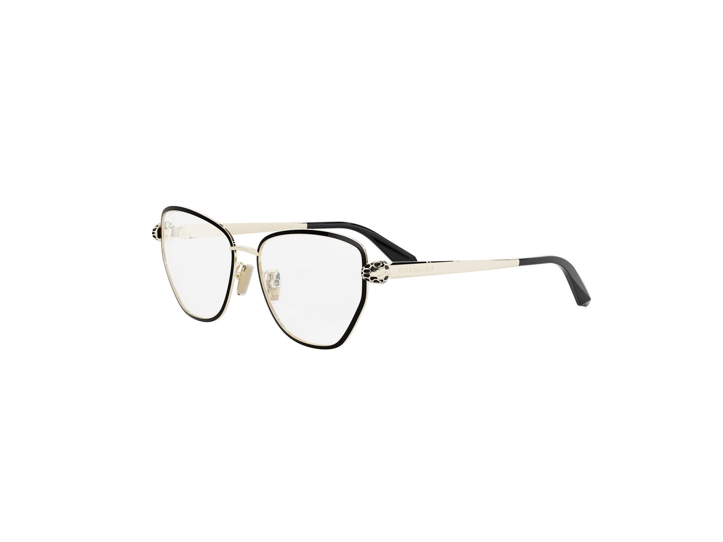 Gold Cat Eye Metal Eyeglasses