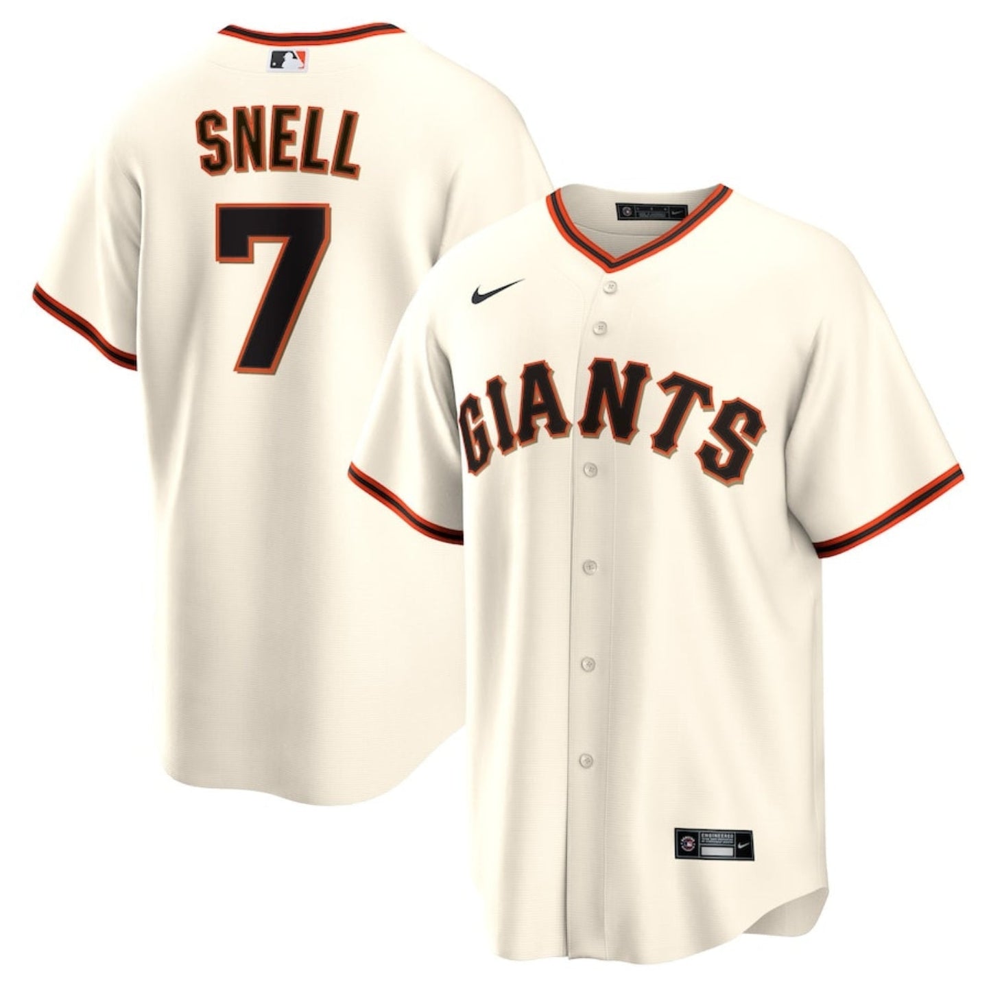 Blake Snell San Francisco Giants  7 Jersey