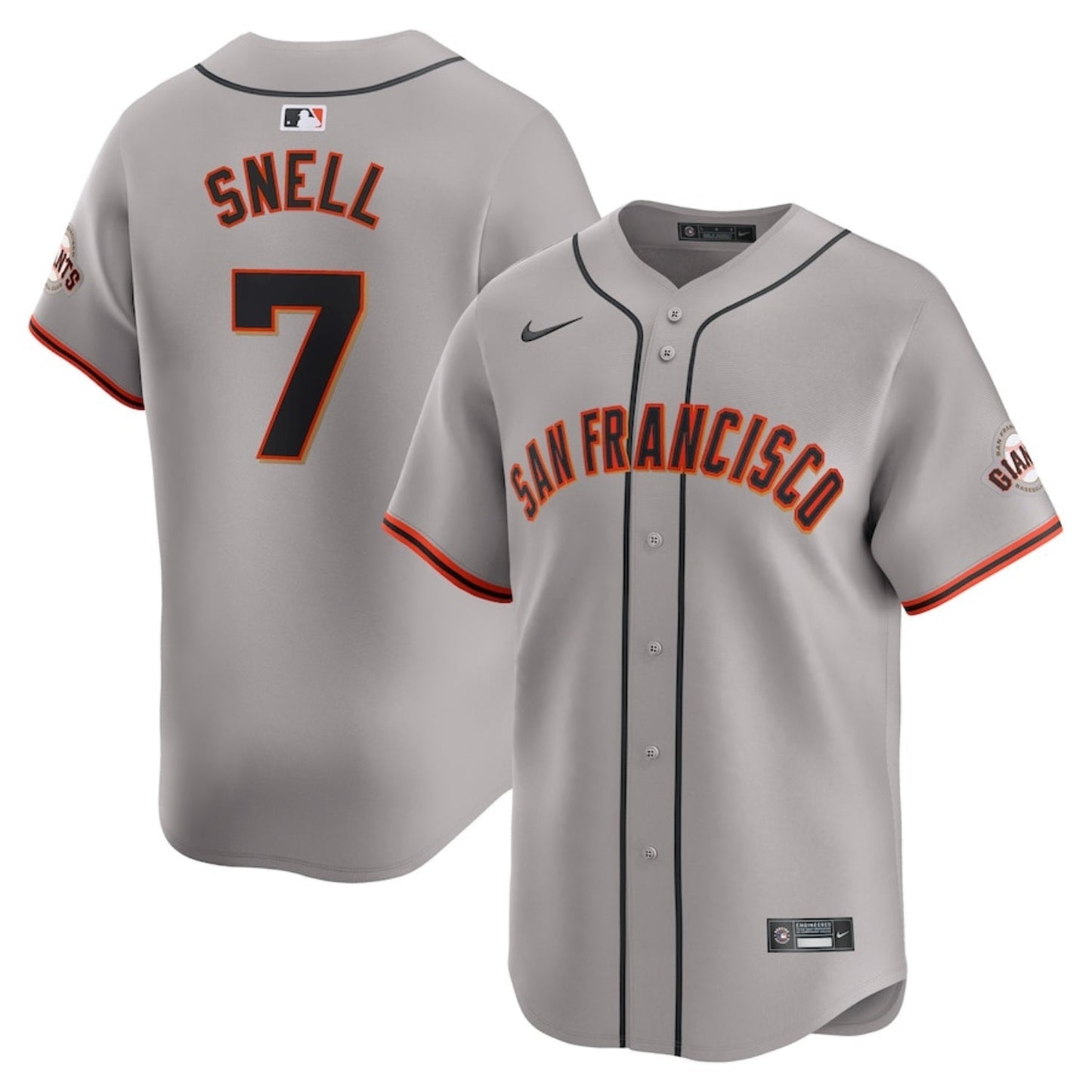 Blake Snell San Francisco Giants  7 Jersey