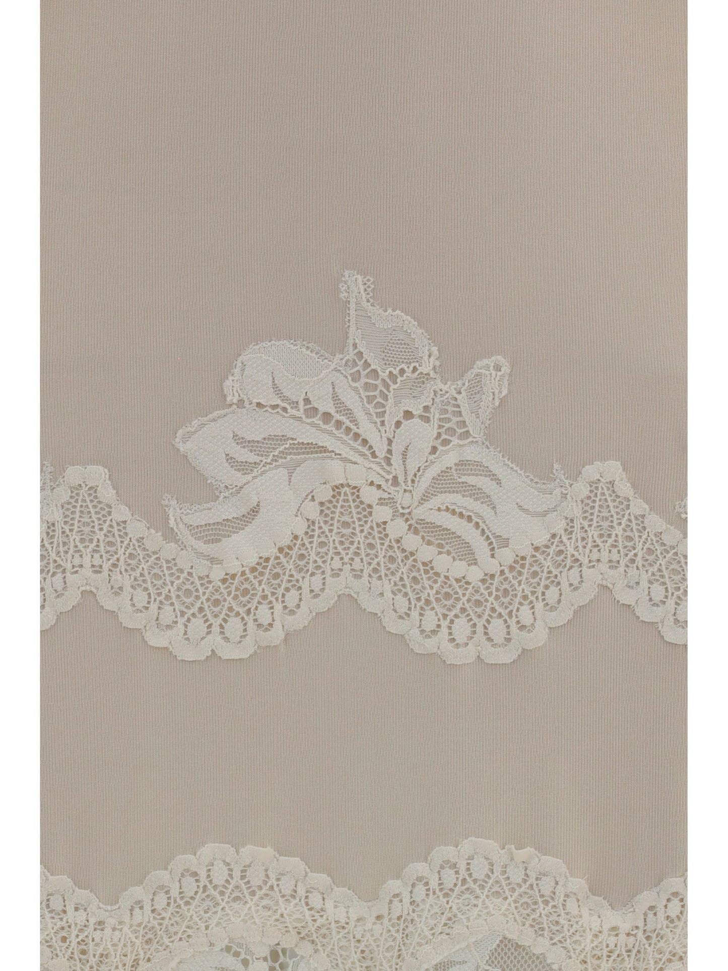 Rabanne Women Long Lace And Jersey Dress