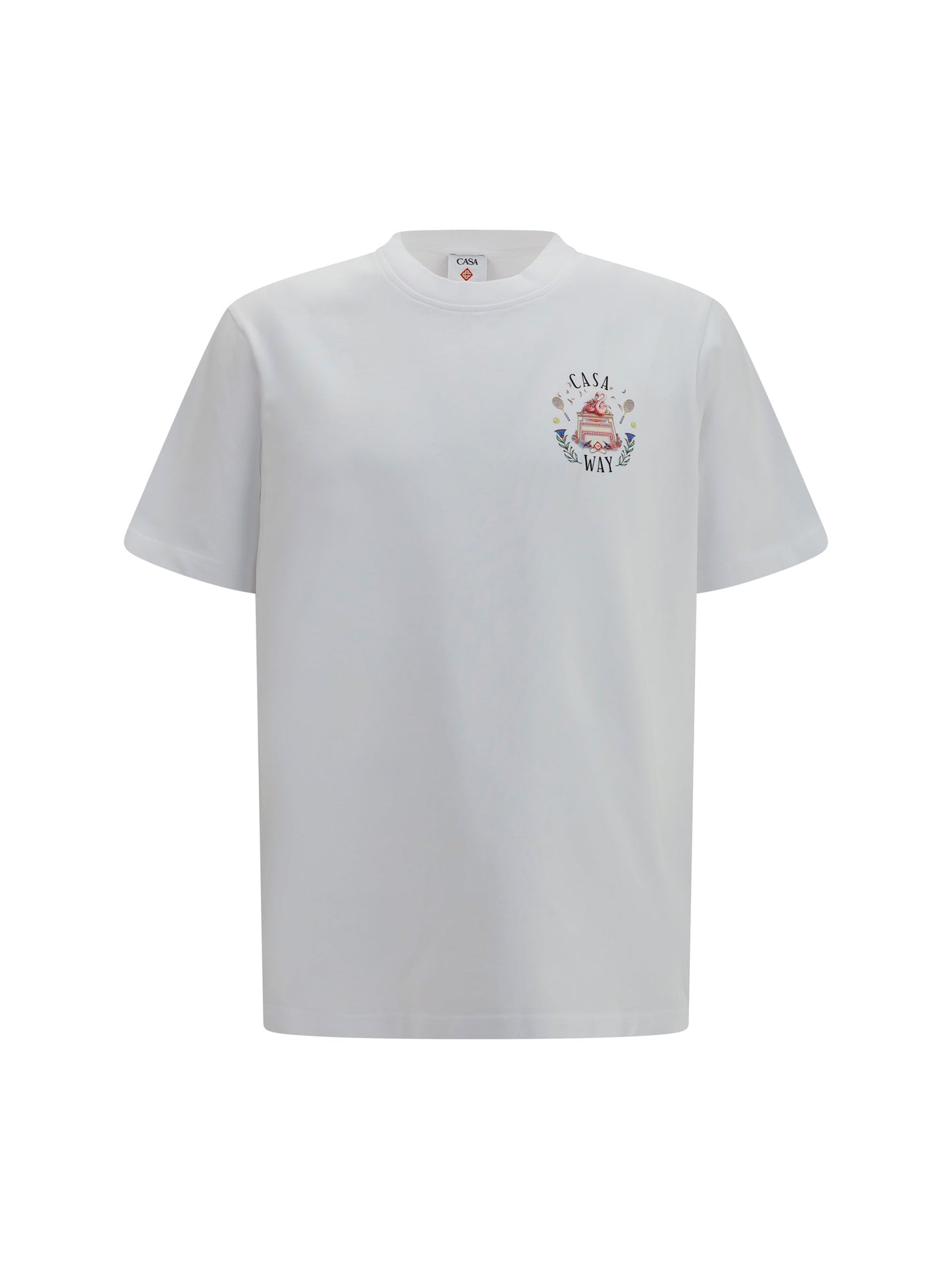 Casablanca Men Cotton Logo-Print T-Shirt
