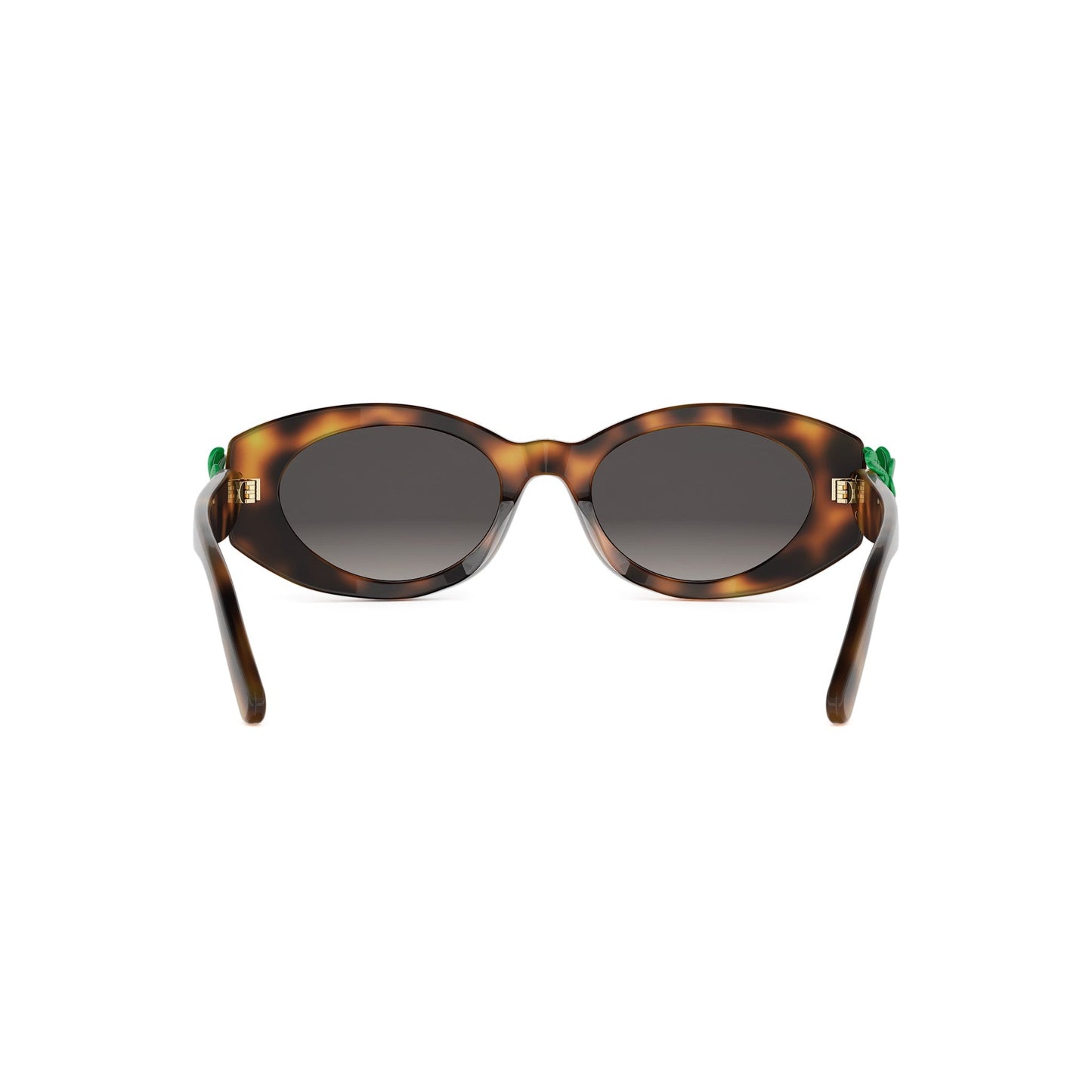 Shiny Oval Acetate Sunglasses