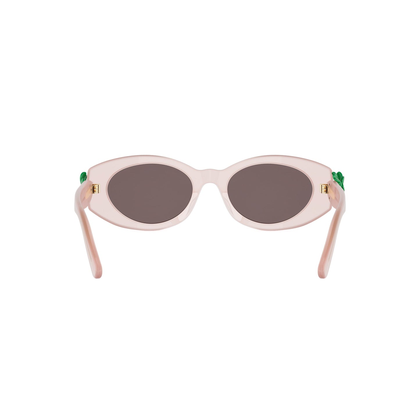 Shiny Oval Acetate Sunglasses