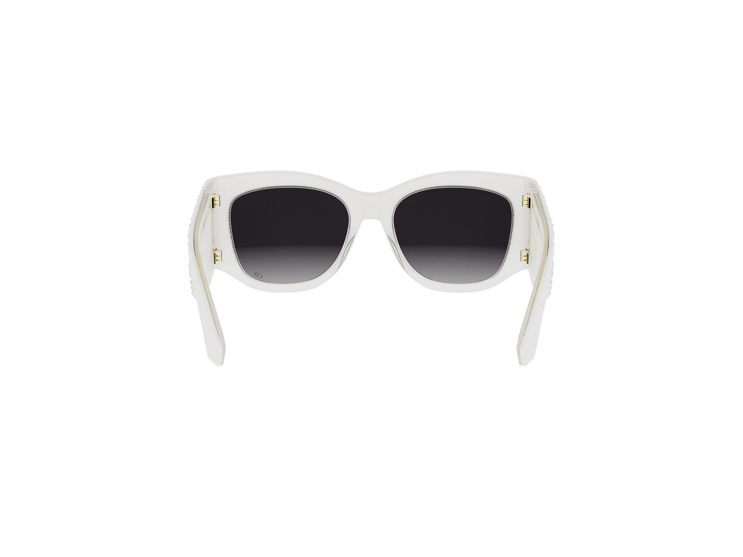 White Square Acetate Sunglasses