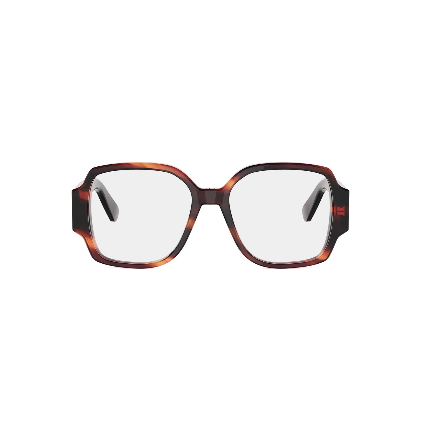 Shiny Rectangular Acetate Eyeglasses