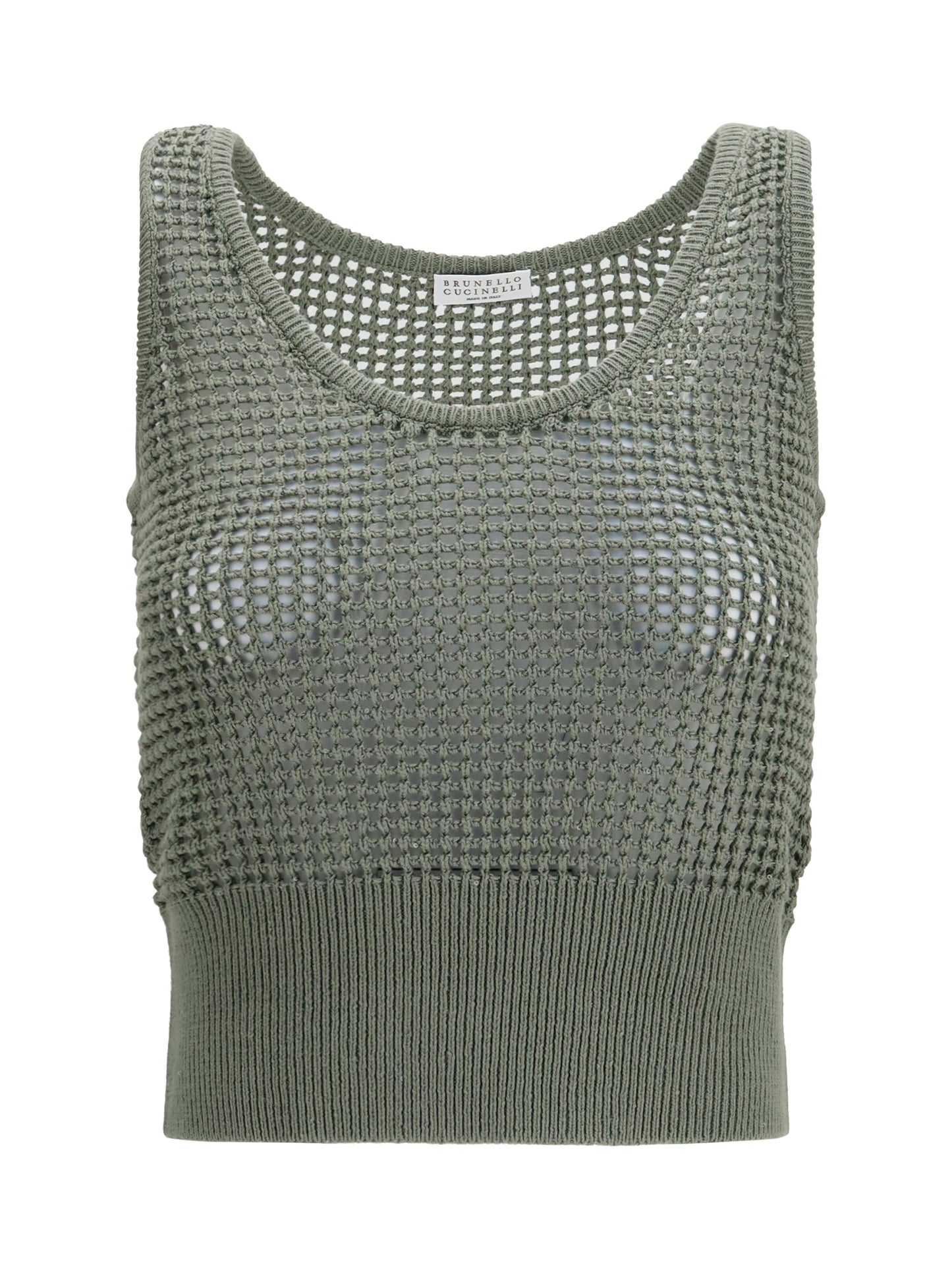 Brunello Cucinelli Women Perforated Sequin Tank Top