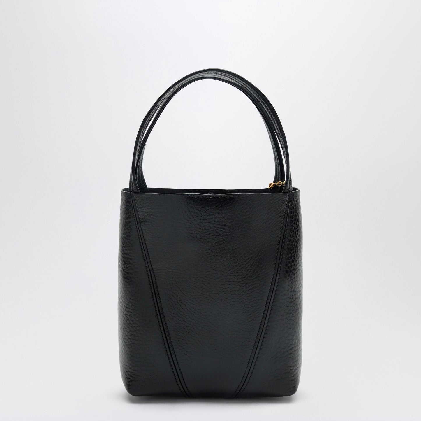 Chloe Small Spin Black Leather Tote Bag Women