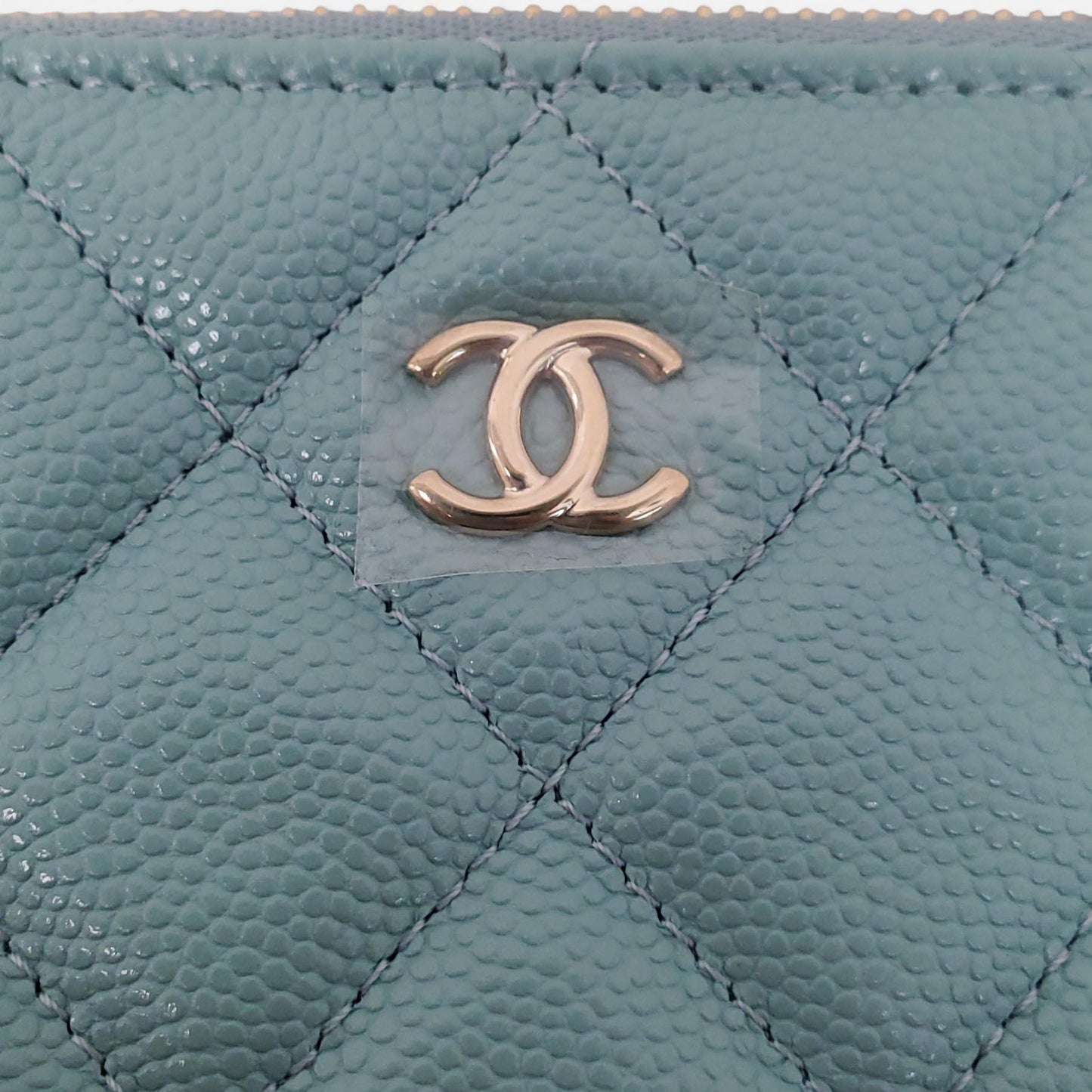CHANEL BLUE MINI POUCH