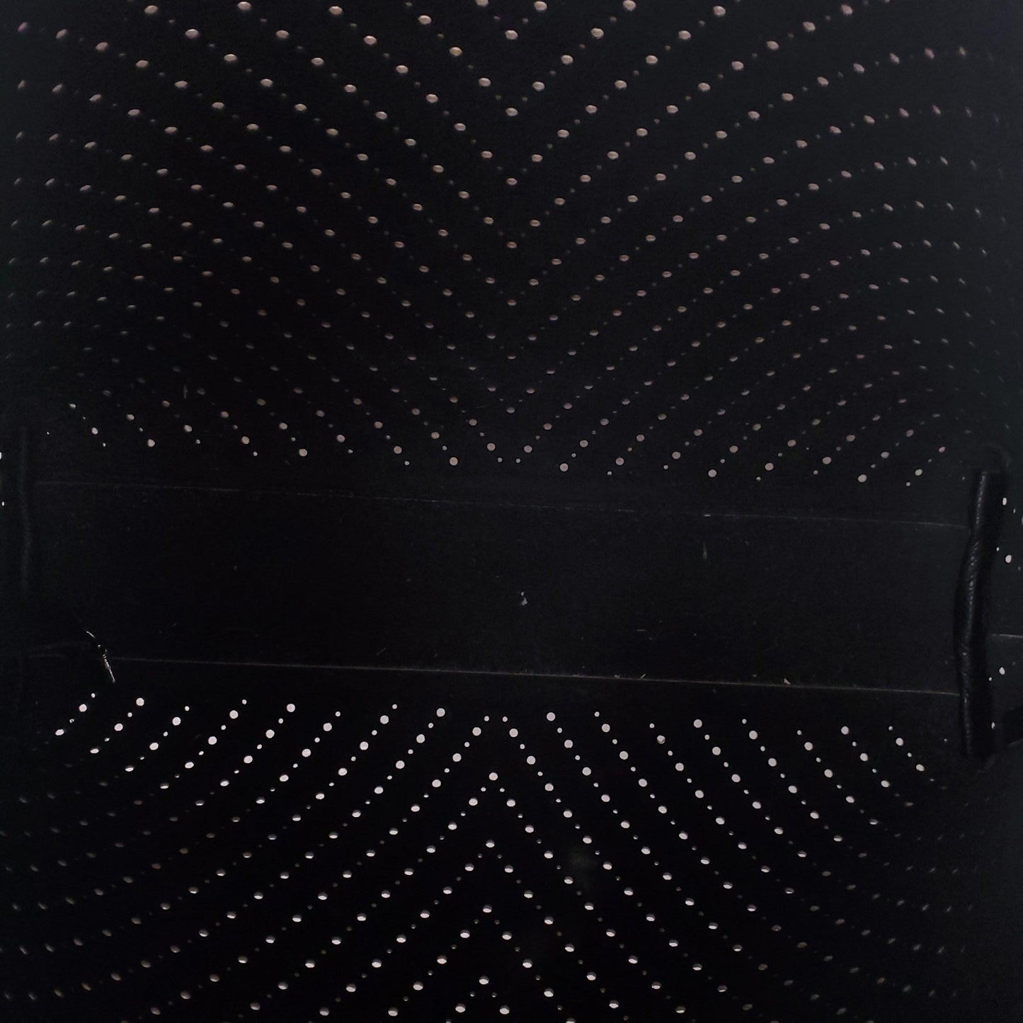 CHANEL CREAM PERFORATED TOTE BAG WITH CC LOGO