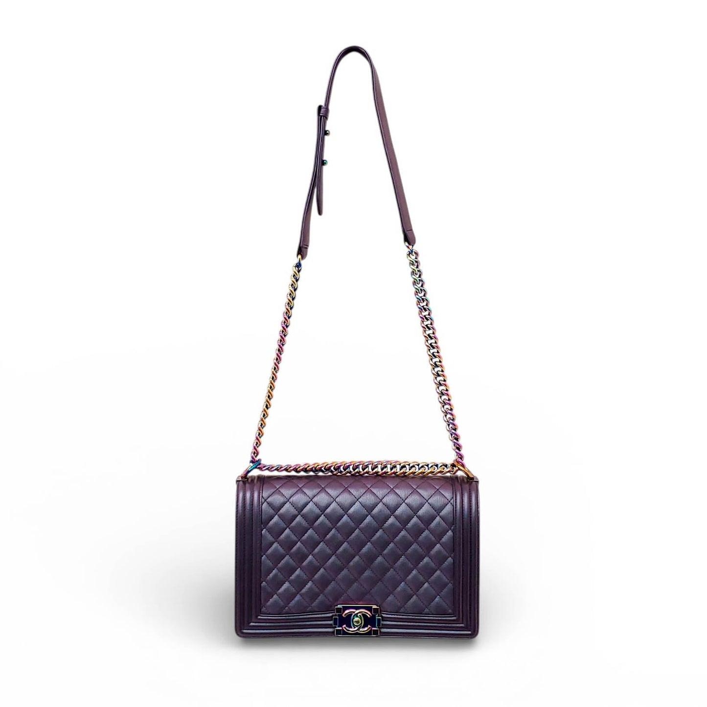 CHANEL IRIDESCENT BOY BAG