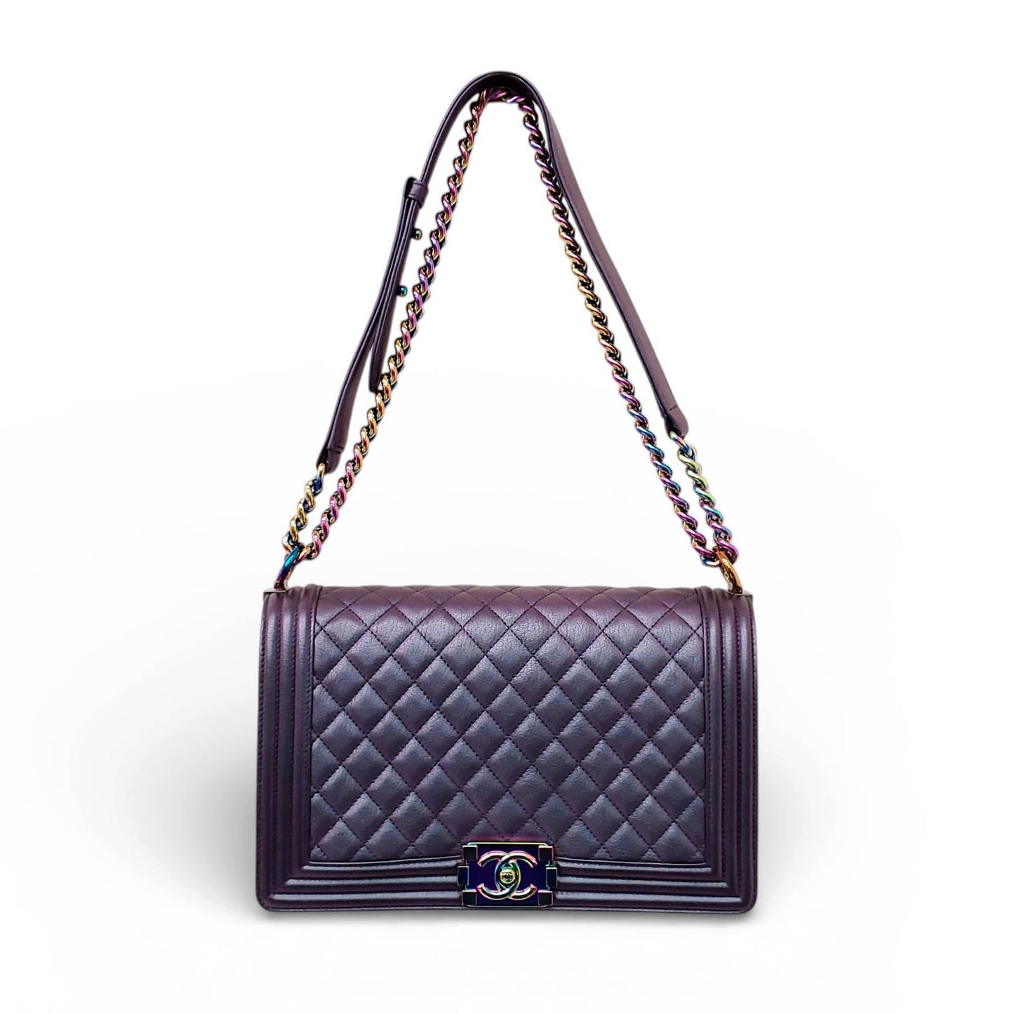 CHANEL IRIDESCENT BOY BAG