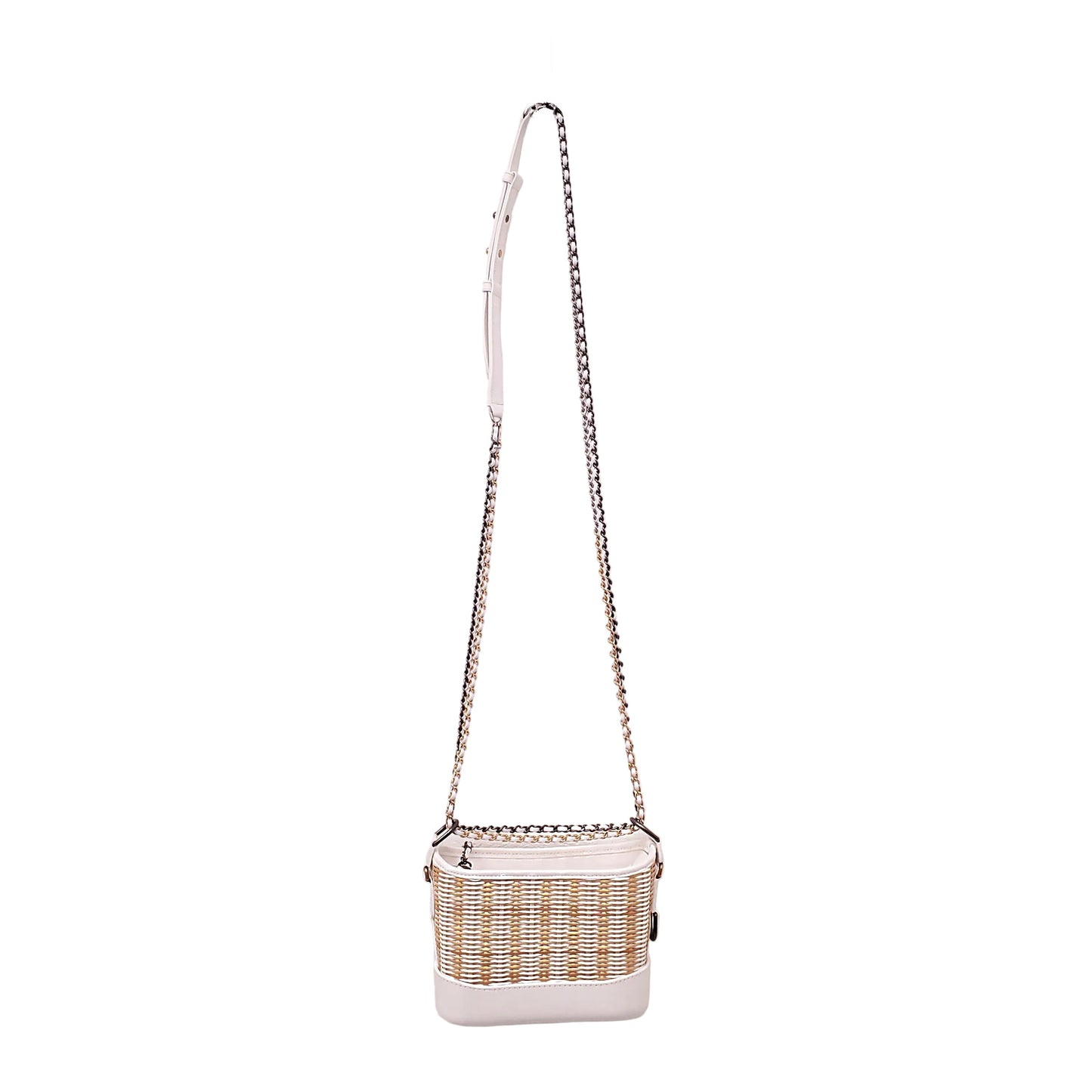 CHANEL WICKER GABRIELLE BAG