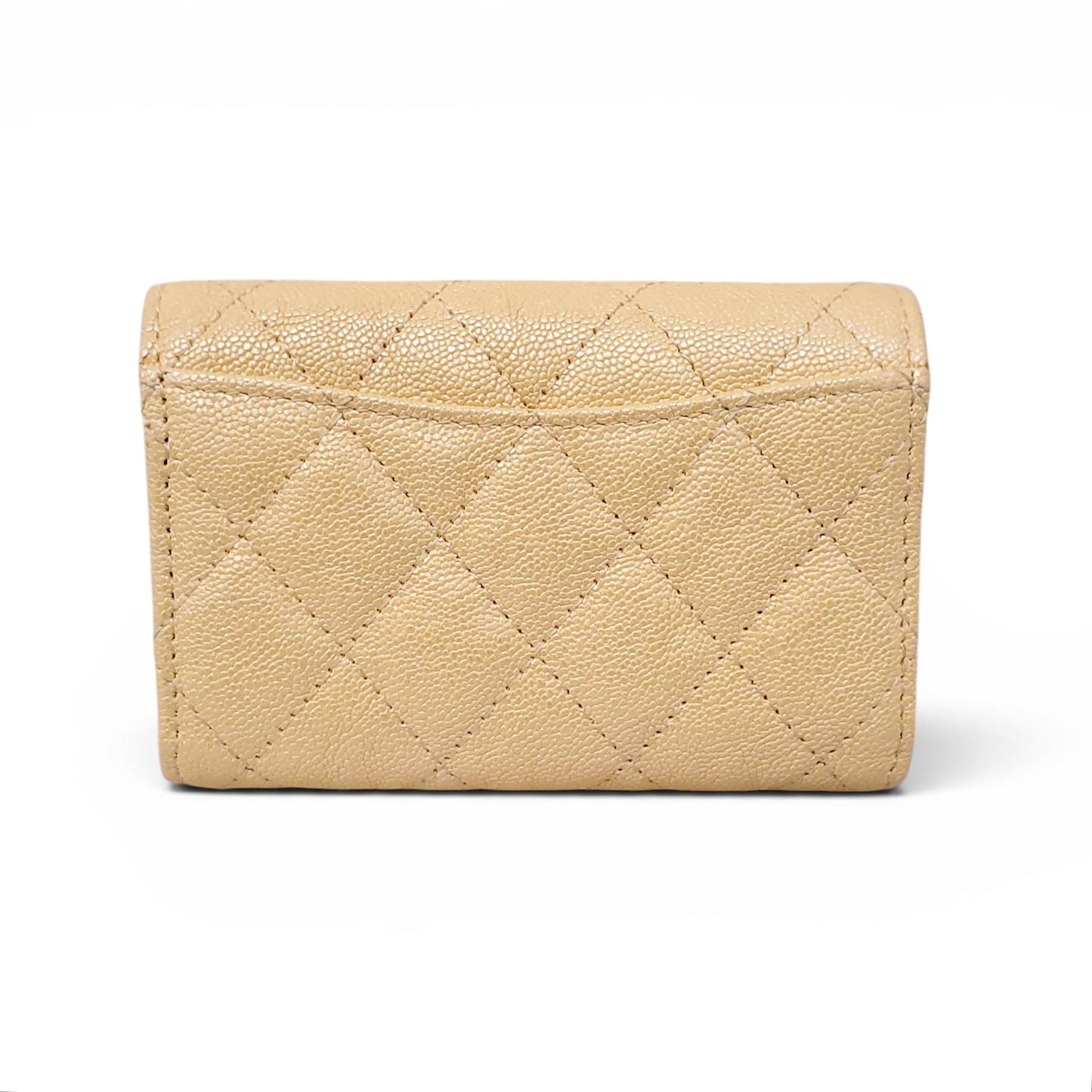 CHANEL YELLOW KEYCHAIN HOLDER