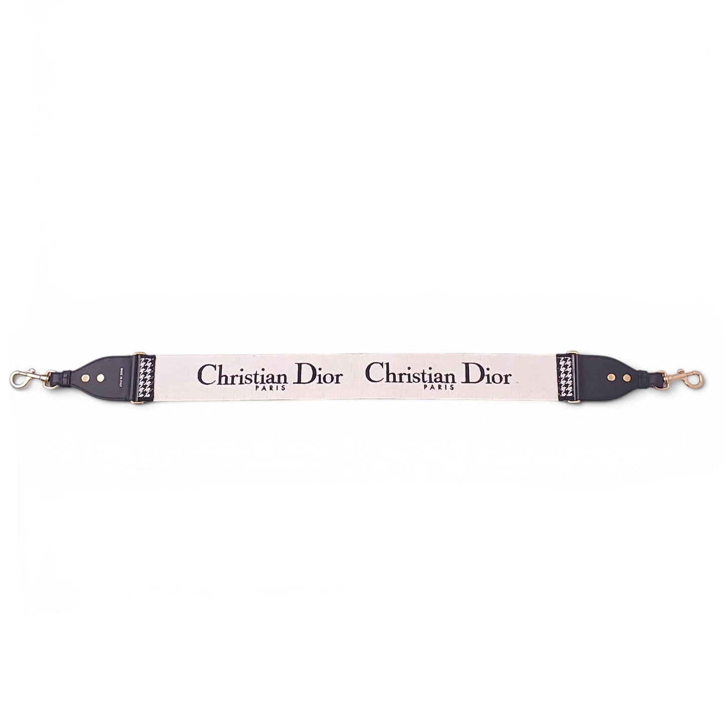 CHRISTIAN DIOR HOUNDSTOOTH PURSE STRAP