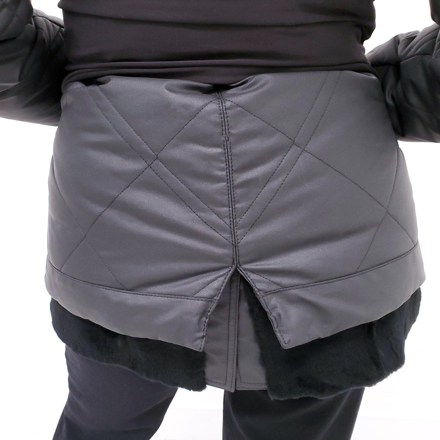 CHRISTIAN DIOR PUFFER JACKET WITH LOGO BUTTONS - SIZE 4