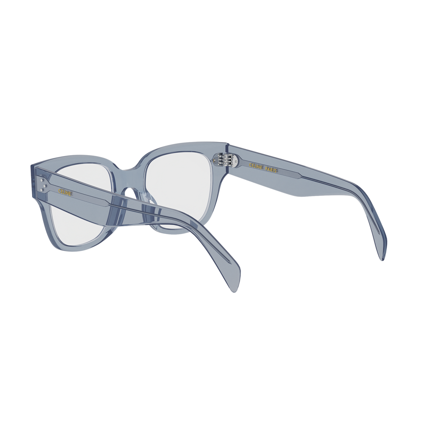 Blue Geometric Acetate Eyeglasses