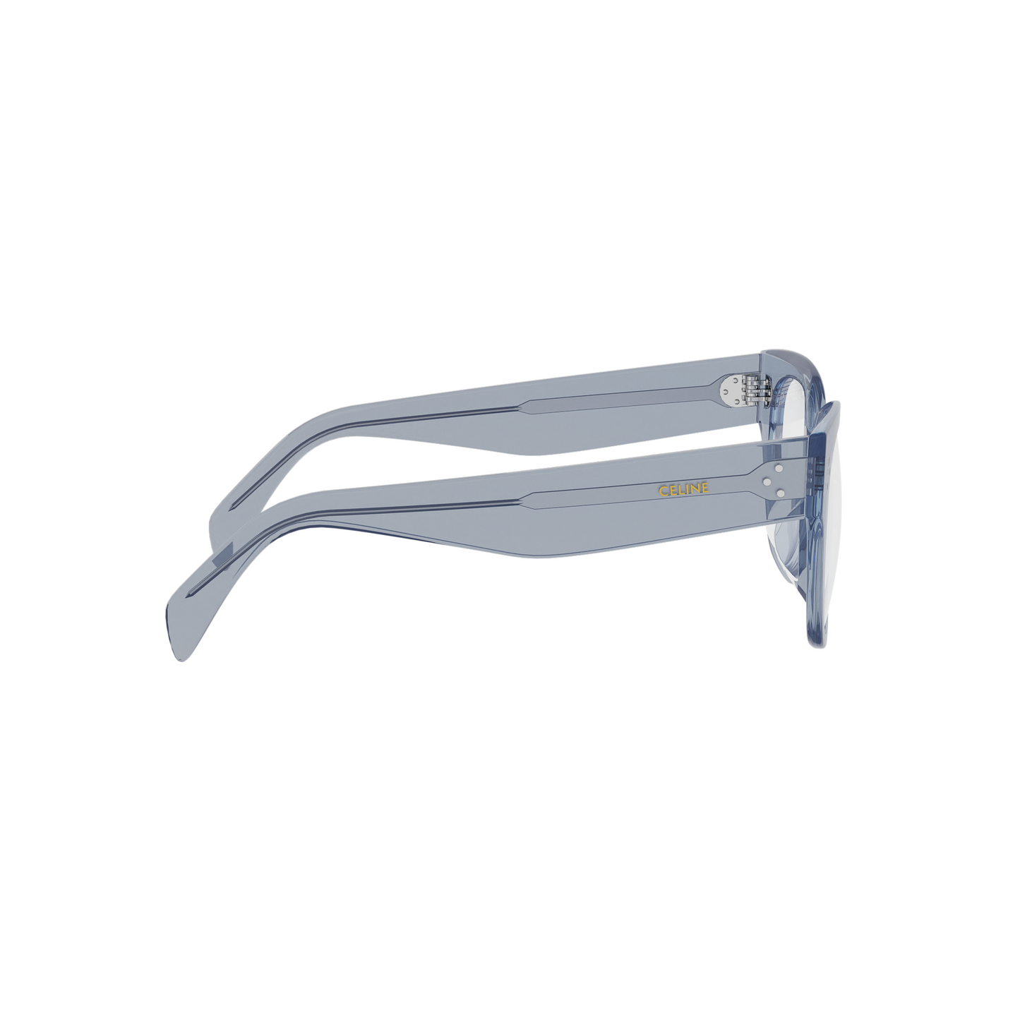 Blue Geometric Acetate Eyeglasses