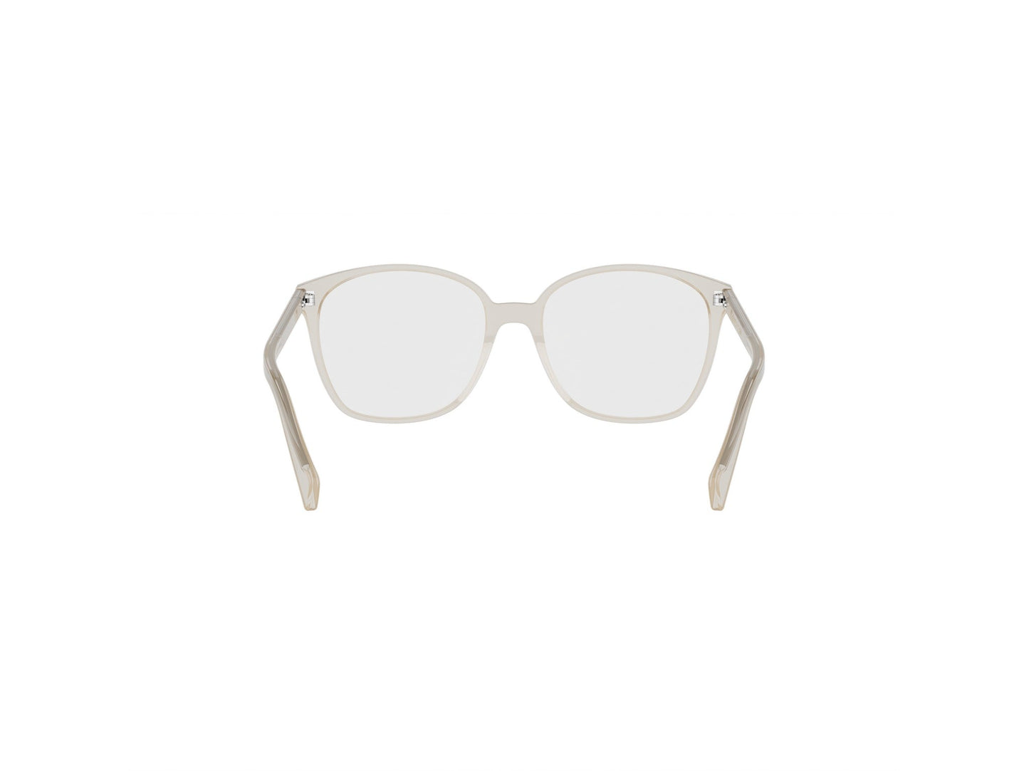 Brown Geometric Acetate Eyeglasses