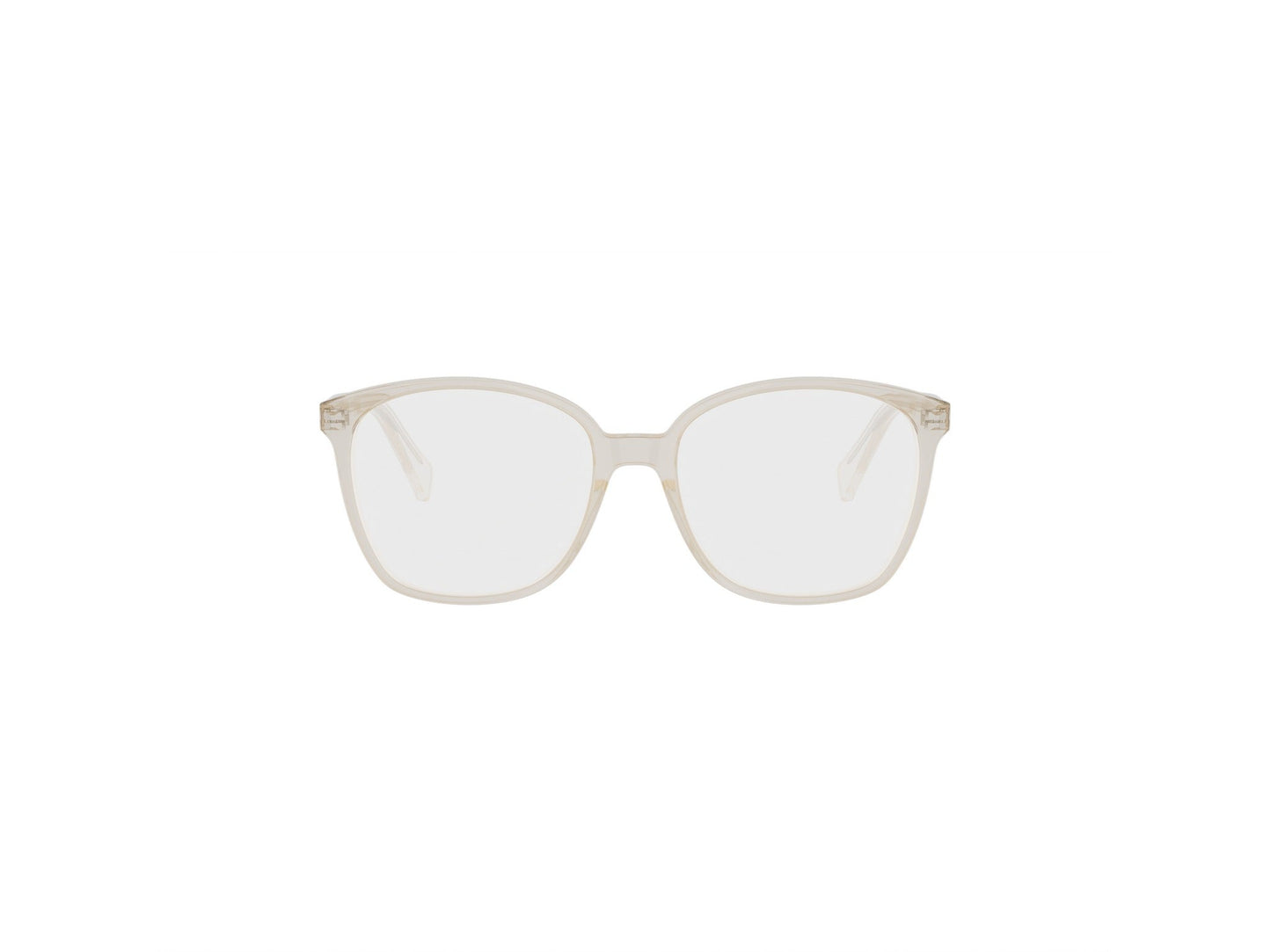 Brown Geometric Acetate Eyeglasses