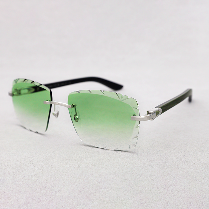 Cartier Custom C Décor Wood Sunglasses by MEG