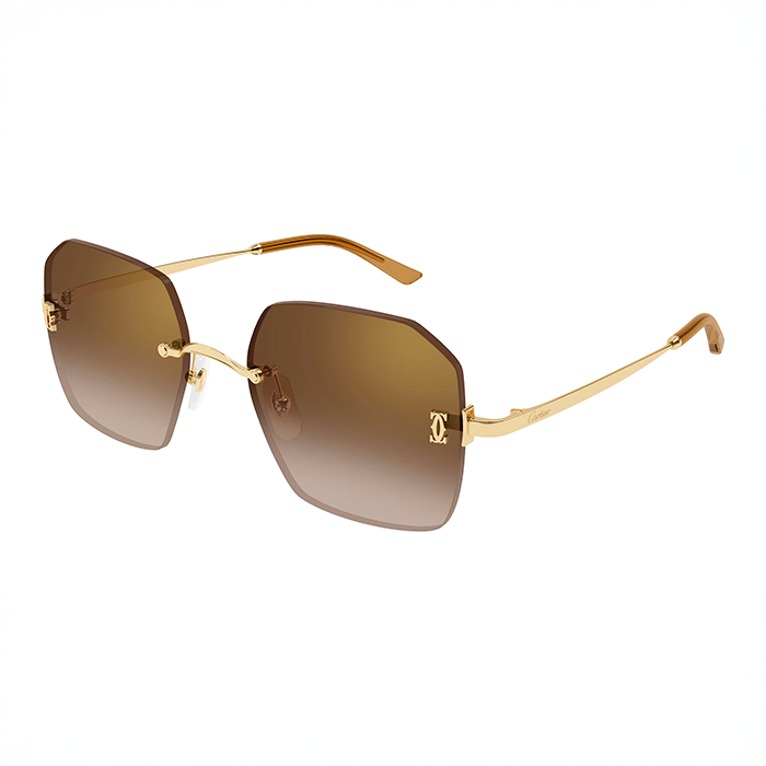 CT0591S Double C Rimless Sunglasses