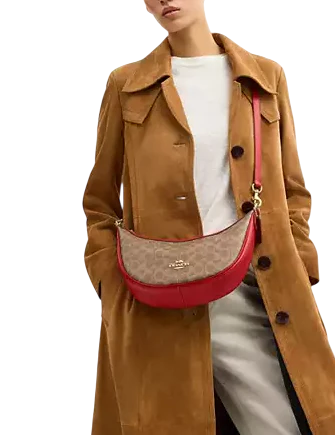 Coach Aria Shoulder Bag In Signature Canvas