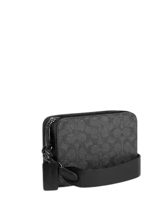Coach Charter Crossbody Bag 19 In Signature Canvas With Coach Graphic