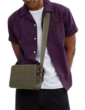 Coach Charter Crossbody Bag 24 In Signature Canvas Jacquard