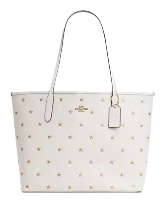 Coach City Tote Bag With Star Print