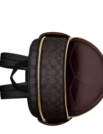 Coach Court Backpack In Blocked Signature Canvas
