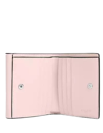Coach Eliza Small Wallet With Leather Covered Closure