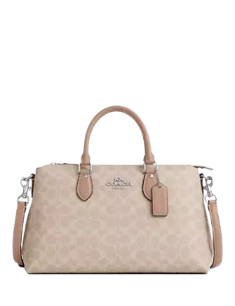 Coach Georgia Satchel Bag In Signature Canvas